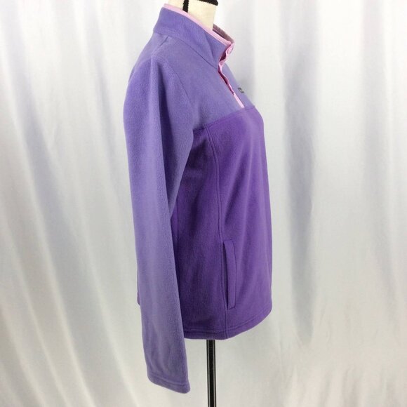 Columbia Benton Springs 1/4 Snap Fleece Pullover Sweatshirt Girls Size XL 18/20 - Picture 2 of 8